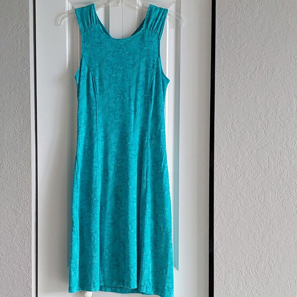 Dakini Sleeveless Turquoise Dress Women's Size SP